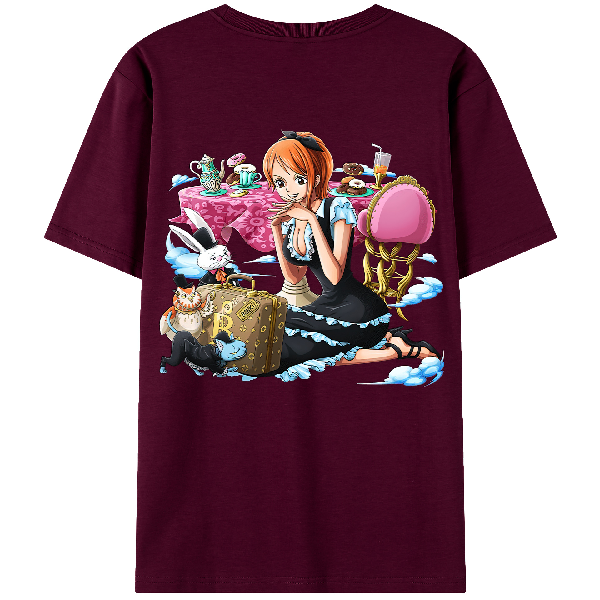 （画像用） ワンピース ナミ ONE PIECE Nami レディース半袖Tシャツ(バックプリント)